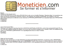 Tablet Screenshot of moneticien.com